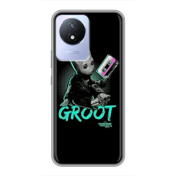 Чехол с рисунком «Groot» для Vivo Y02 Чехол с рисунком «Groot» для Vivo Y02