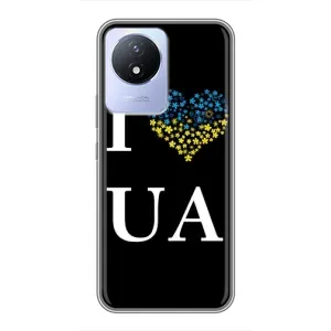 Силиконовый Чехол на Vivo Y02 (Я-Украина) (I Love UA)