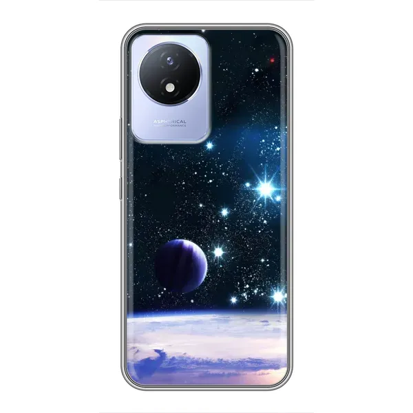 Чехол с рисунком «Космический вид» для Vivo Y02 Чехол с рисунком «Космический вид» для Vivo Y02