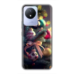Чехлы на Новый Год Vivo Y02 (Красивая елочка)