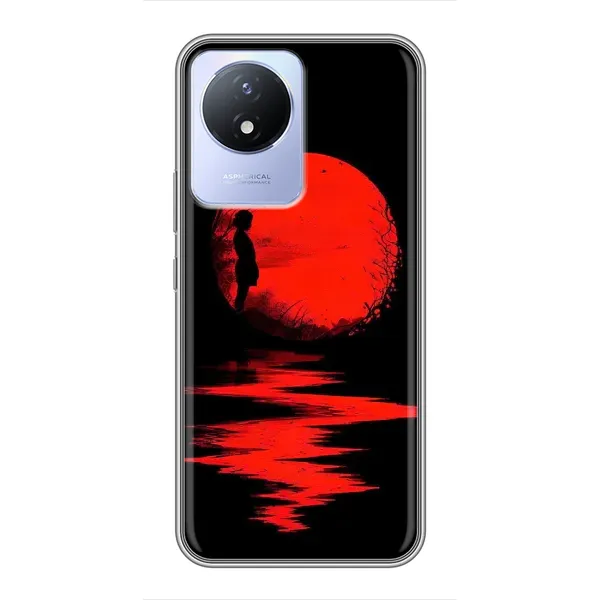 Чехол с рисунком «Красный Закат» для Vivo Y02 Чехол с рисунком «Красный Закат» для Vivo Y02