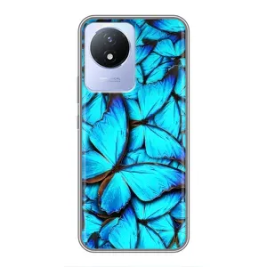 Силіконовий бампер з картинкою звірів для Vivo Y02 (Крила метеликів)