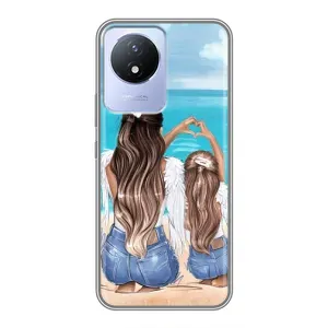 Чехлы для МАМЫ на Vivo Y02 (Мама и дочь)