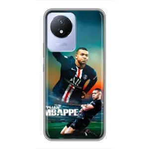 Чехол (TPU) с Футболистом на Vivo Y02 (MBAPPE)