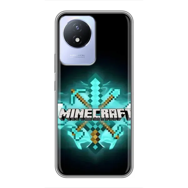 Чехол с рисунком «MineCraft 2» для Vivo Y02