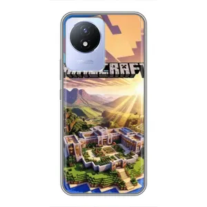 Чехол майнкрафт для Vivo Y02 (MINECRAFT)