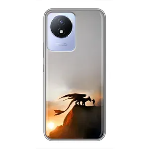 Чехол дракон Беззубик для Vivo Y02 (Мультиик Беззубик)