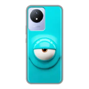 Силиконовые Чехлы (смешные стикеры) для Vivo Y02 (Одноглазик)