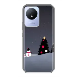 Чехлы на Новый Год Vivo Y02 (Снеговички)