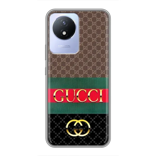 Чехол с рисунком «Стиль GUCCI» для Vivo Y02 Чехол с рисунком «Стиль GUCCI» для Vivo Y02
