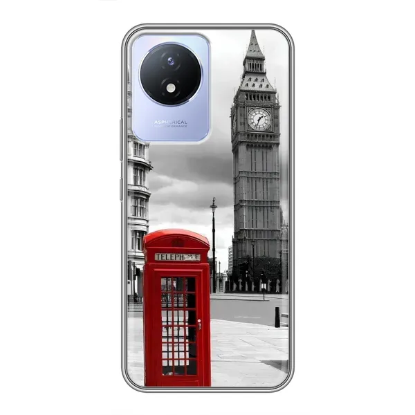 Чехол с рисунком «TELEPHONE» для Vivo Y02 Чехол с рисунком «TELEPHONE» для Vivo Y02