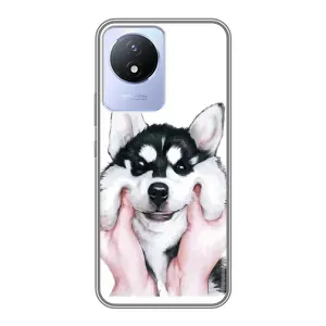Бампер для Vivo Y02 з картинкою "Песики" (Собака Хаскі)