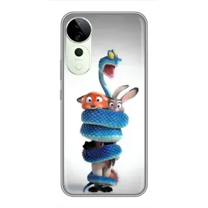 Силиконовый чехол с принтом Зоотрополіс для ViVO Y04s