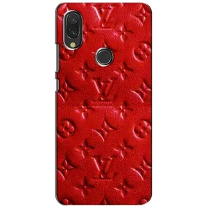 Текстурный Чехол Louis Vuitton для Виво У11 (Красный ЛВ)