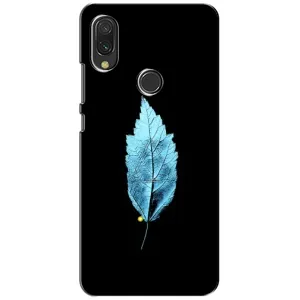 Чохол з картинками на чорному фоні для Vivo Y11 (Листя)