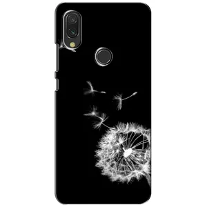 Силіконовий Чохол з кульбабками на Vivo Y11 (Кульбабка на чорному)