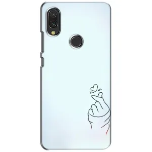 Чохол (Знак сердечка) для Vivo Y11 (Сердечко на блакитному)
