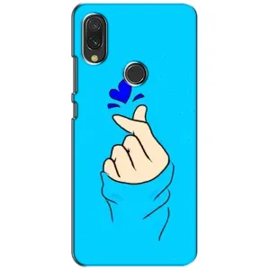 Чохол (Знак сердечка) для Vivo Y11 (Сердечко на синоьому)