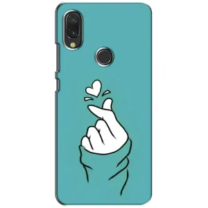 Чохол (Знак сердечка) для Vivo Y11 (Сердечко на бірюзовому)