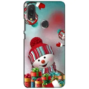 Чехлы на Новый Год Vivo Y11 (Снеговик в шапке)