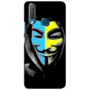 Чехол с Украинской символикой на Виво Y15 (Анонимус патриот)