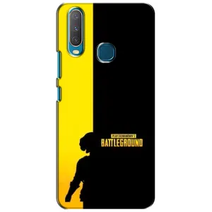 Чехол (TPU) с картинкой "Лого Пабг" на Виво Y15 (Battlegrounds)