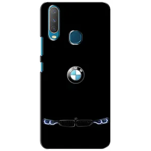 Силиконовый бампер с картинкой машины на ViVO Y15 (Черный BMW)