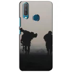 Чехлы на военную тематику для ViVO Y15 (Бой солдат)