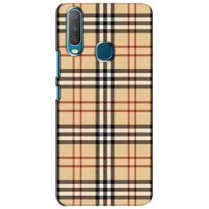 Чехол с Брендами одежды на Виво Y15 (Burberry стиль)