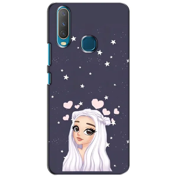 Чехол с рисунком «Девушка и сердечки» для Vivo Y15 Чехол с рисунком «Девушка и сердечки» для Vivo Y15