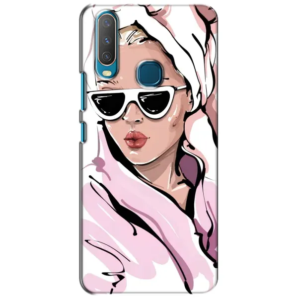 Чехол с рисунком «Девушка в халате» для Vivo Y15 Чехол с рисунком «Девушка в халате» для Vivo Y15