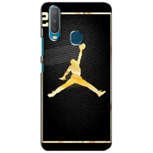 Силиконовый Чехол Nike Air Jordan на Виво Y15 (Джордан 23)