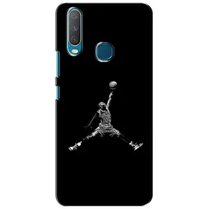 Силиконовый Чехол Nike Air Jordan на Виво Y15 (Джордан)
