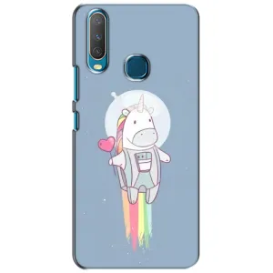 Чехол Unicorn на ViVO Y15 (Единорог космонавт)
