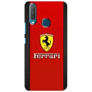 Силиконовый бампер с картинкой машины на ViVO Y15 (Ferrari Logo)