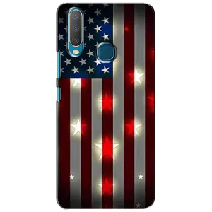 Чехол Флаг USA для ViVO Y15 (Флаг США 2)