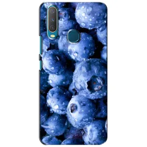 Чехол с изображением вкусной еды для ViVO Y15 (Голубика)