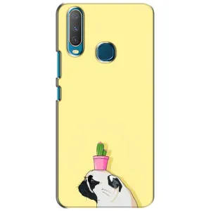 Бампер для ViVO Y15 з картинкою "Песики" (Кактус на голові)