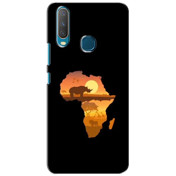 Чехол с рисунком «Карта» для Vivo Y15