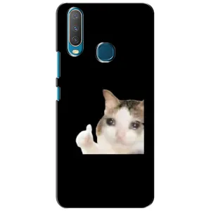 Бампер с принтом Мемы для ViVO Y15 (Кот в слезах)