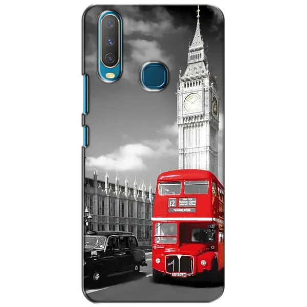 Чехол с рисунком «Красный автобус» для Vivo Y15 Чехол с рисунком «Красный автобус» для Vivo Y15