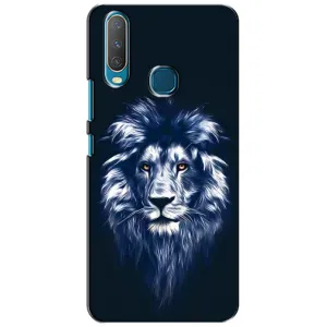 Чохол з картинкою на ViVO Y15 (Лев – синій)