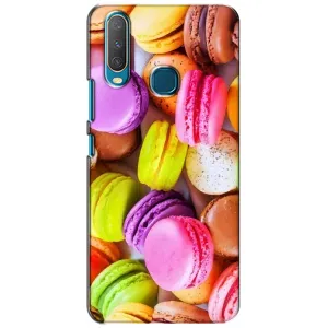 Чехол с изображением вкусной еды для ViVO Y15 (Макаруны)