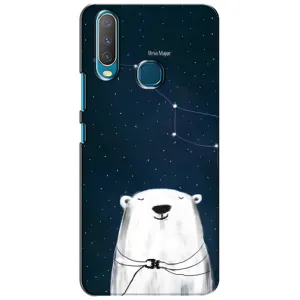 Силіконовий бампер з картинкою звірів для ViVO Y15 (Ведмедиця)
