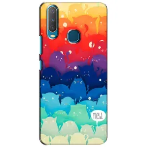 Силіконовий чохол з котиком для ViVO Y15 (Mew)