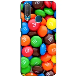 Чехол с изображением вкусной еды для ViVO Y15 (Разноцветные M&M'S)