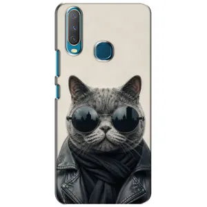 Чохол на тематику: Коти для Vivo Y15 (Модний кіт)