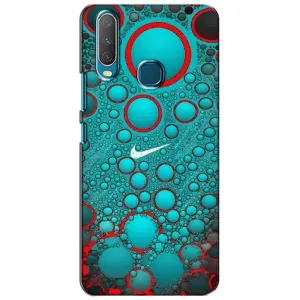 Силиконовый Чехол на ViVO Y15 с картинкой Nike (Найк зеленый)