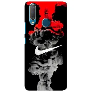 Силиконовый Чехол на ViVO Y15 с картинкой Nike (Nike дым)