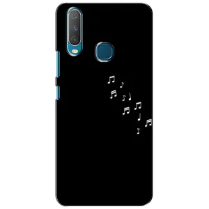 Чохол з картинками на чорному фоні для ViVO Y15 (Ноти)